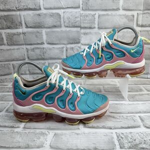 Nike Air Vapormax Plus Easter Blue Teal Volt Pink CW7014-100 Women’s Size 7